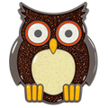 Owl Glitter Ball Marker & Hat Clip by ReadyGOLF