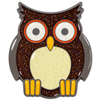 Owl Glitter Ball Marker & Hat Clip by ReadyGOLF
