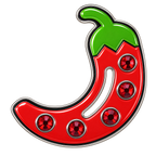 Chili Pepper Ball Marker & Hat Clip with Crystals by ReadyGOLF