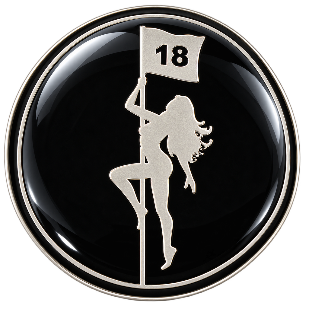 Pole Dancer Ball Marker & Hat Clip by ReadyGOLF