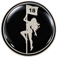 Pole Dancer Ball Marker & Hat Clip by ReadyGOLF