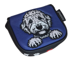 L.A.B. MEZZ OZ Embroidered Center Shaft Putter Cover by ReadyGOLF - Labradoodle