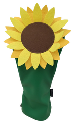 Golden Sunflower Embroidered Driver Headcover by ReadyGOLF