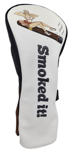 Smoked It! Embroidered Pinup Driver Headcover by ReadyGOLF