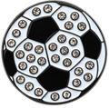 Soccer Ball Crystal Ball Marker & Hat Clip by ReadyGOLF