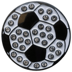 Soccer Ball Crystal Ball Marker & Hat Clip by ReadyGOLF