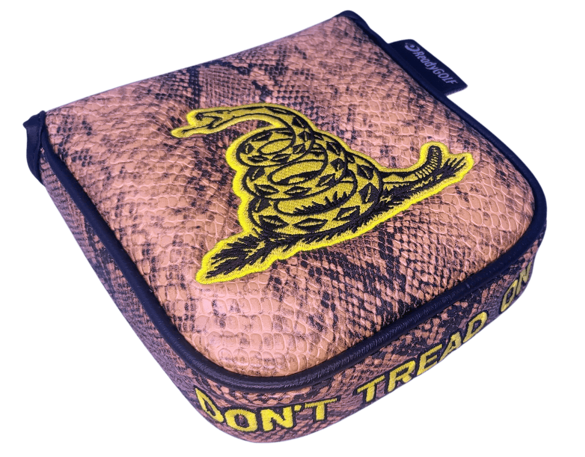 L.A.B. DF2.1 Embroidered Center-Shafted Putter Cover by ReadyGOLF - Don't Tread On Me
