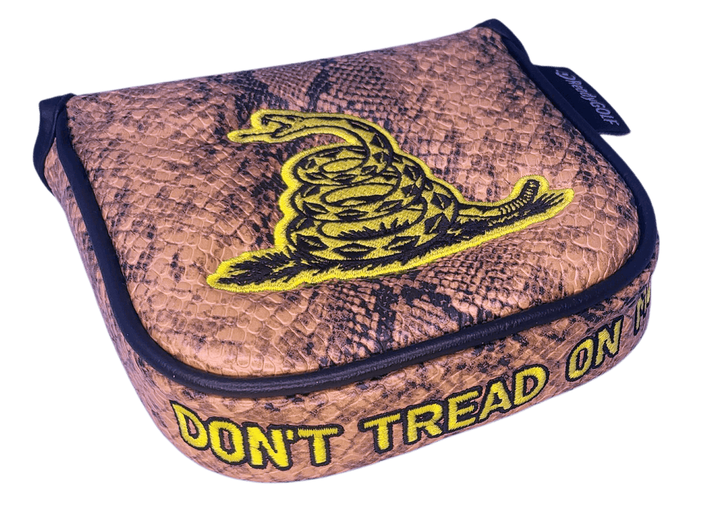 L.A.B. DF3 Embroidered Center-Shafted Putter Cover by ReadyGOLF - Don't Tread On Me