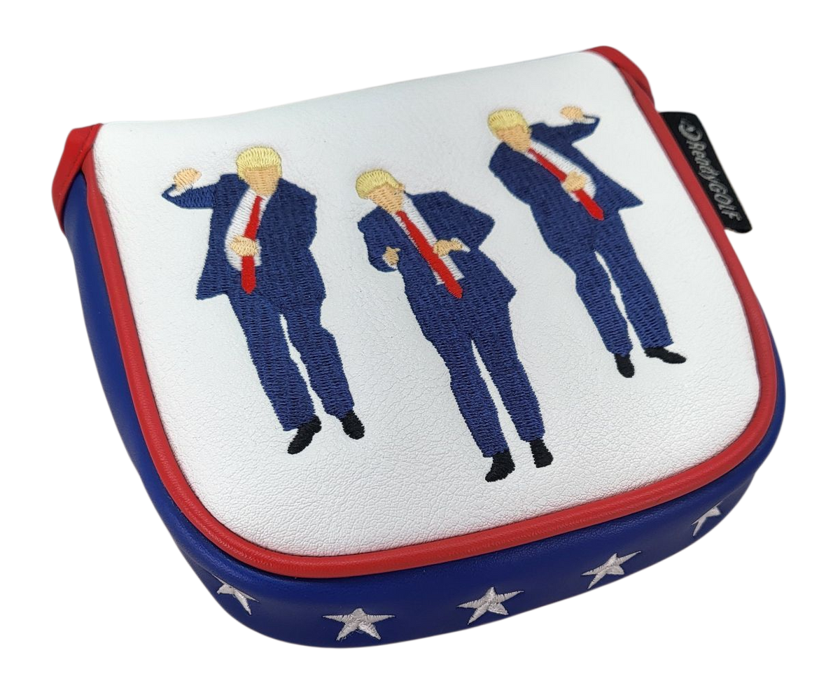 L.A.B. DF3 Embroidered Center Shaft Putter Cover by ReadyGOLF - Trump Birdie Dance