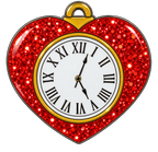 Tin Man's Heart Glitter Ball Marker & Hat Clip by ReadyGOLF