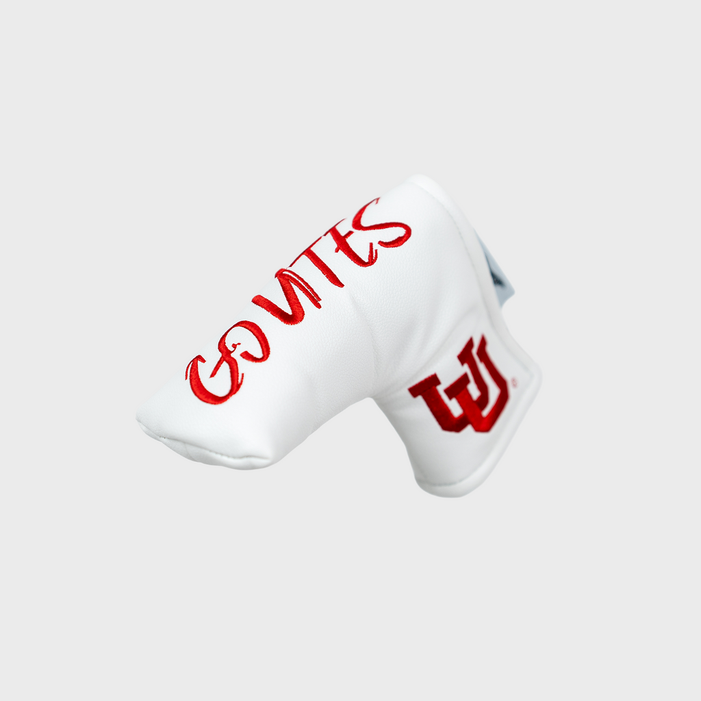 Letterman Golf Ute Pride University of Utah Blade Putter Cover