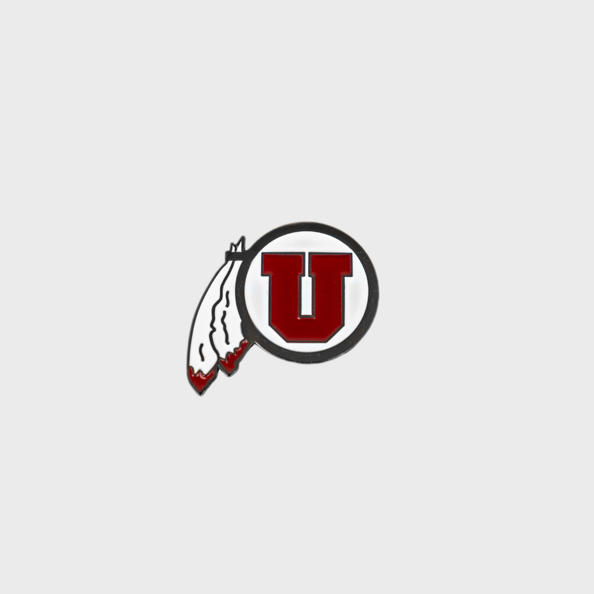 Letterman Golf Drum & Feather University of Utah Golf Ball Marker