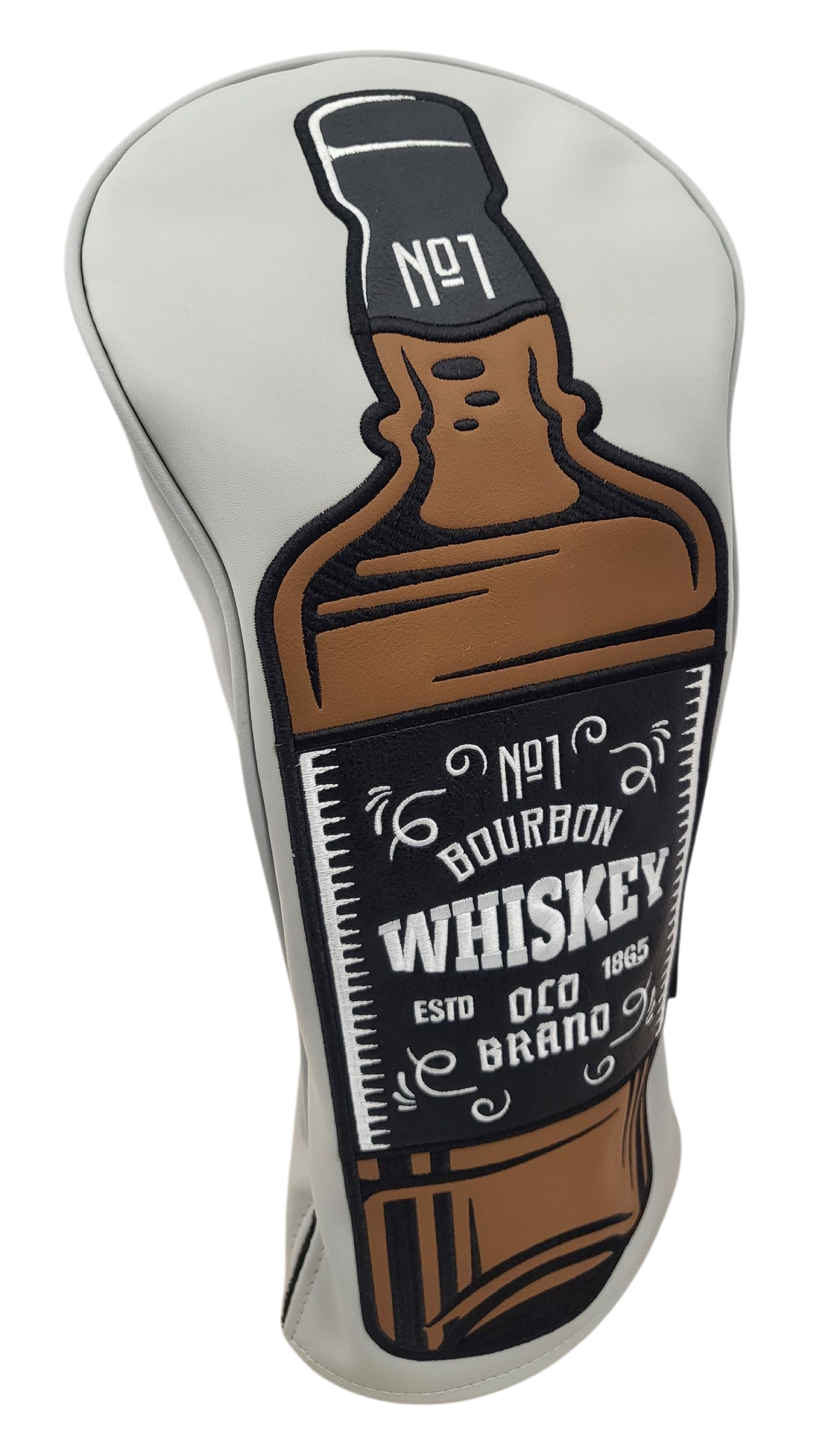 Bourbon Bottle Embroidered Driver Headcover by ReadyGOLF