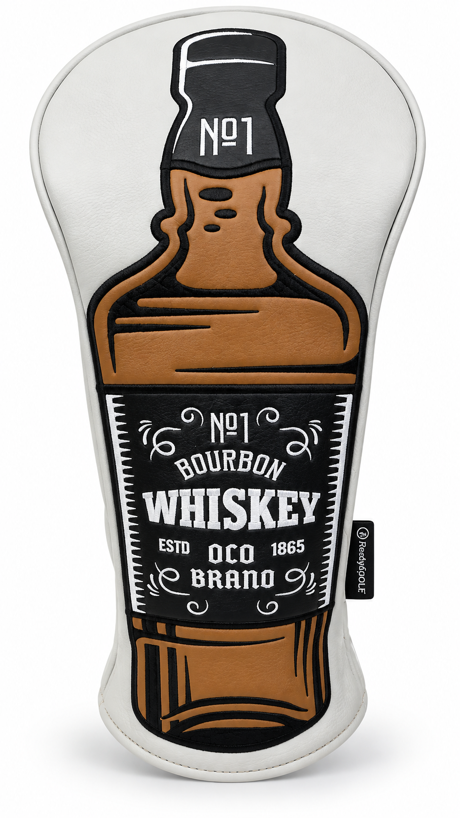 Bourbon Bottle Embroidered Driver Headcover by ReadyGOLF