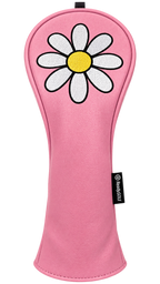 White Daisy Fairway Headcover by ReadyGolf (Pink)