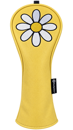 White Daisy Hybrid Headcover by ReadyGolf (Yellow)