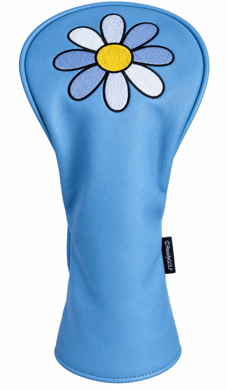 White Daisy Driver Headcover by ReadyGolf (Blue)