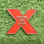 X Marks The Spot Ball Marker & Hat Clip by ReadyGOLF