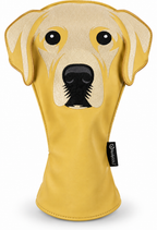 Yellow Labrador Embroidered Classic Driver Headcover by ReadyGOLF