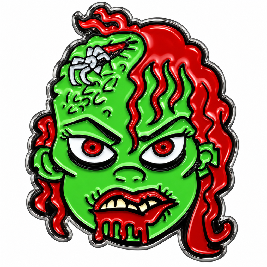 Zombie (Green) Ball Marker & Hat Clip by ReadyGOLF