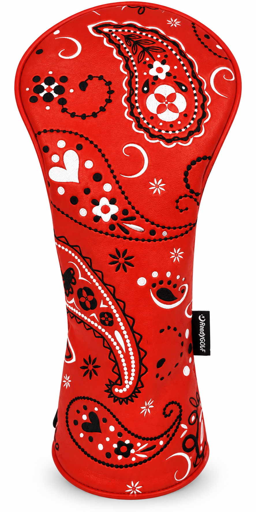 Red Bandana Embroidered Driver Headcover by ReadyGOLF