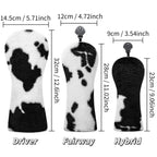 Cow Print Golf Headcovers