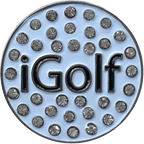 iGolf Crystal Ball Marker & Hat Clip by ReadyGOLF