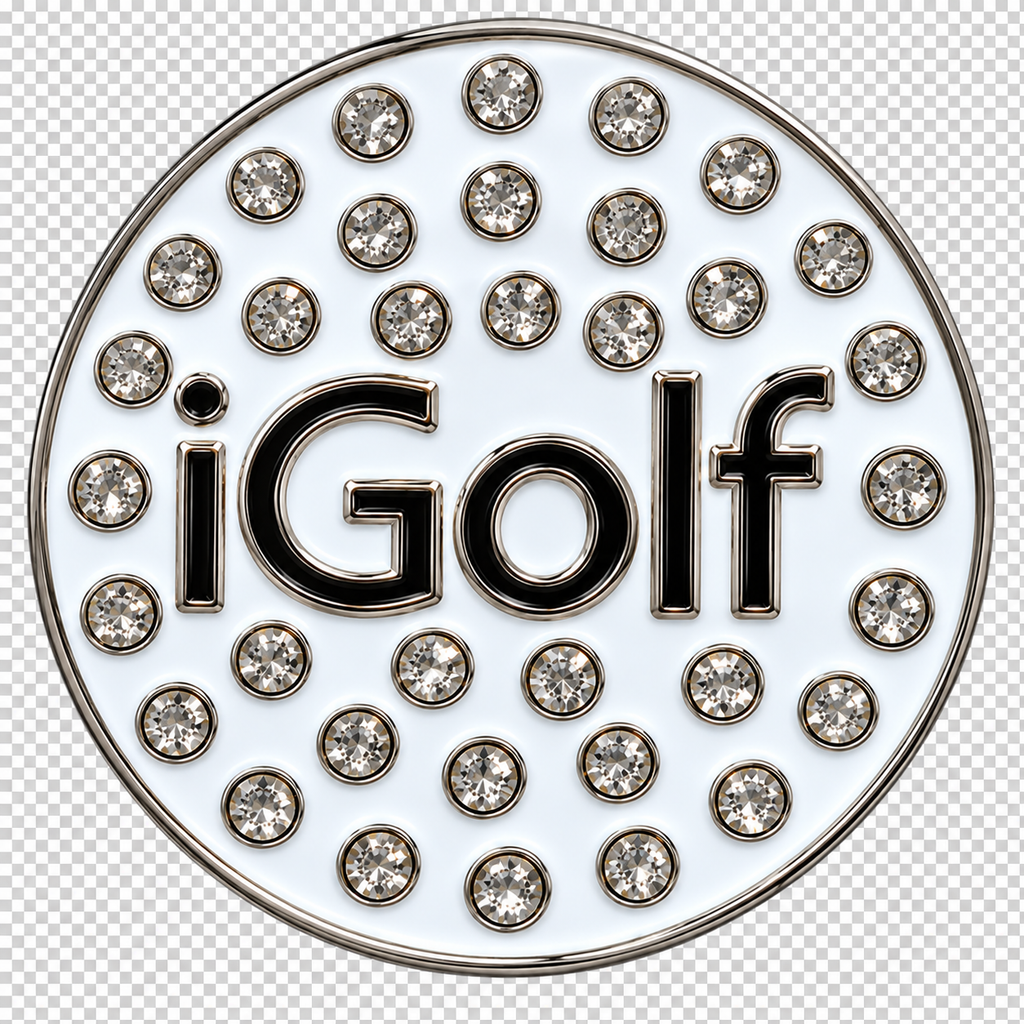 iGolf Crystal Ball Marker & Hat Clip by ReadyGOLF