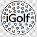 iGolf Crystal Ball Marker & Hat Clip by ReadyGOLF