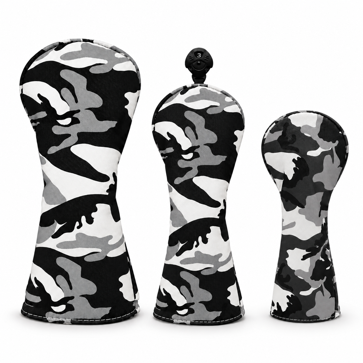 Ice Camo Golf Headcovers | Driver, Fairway & Hybrid