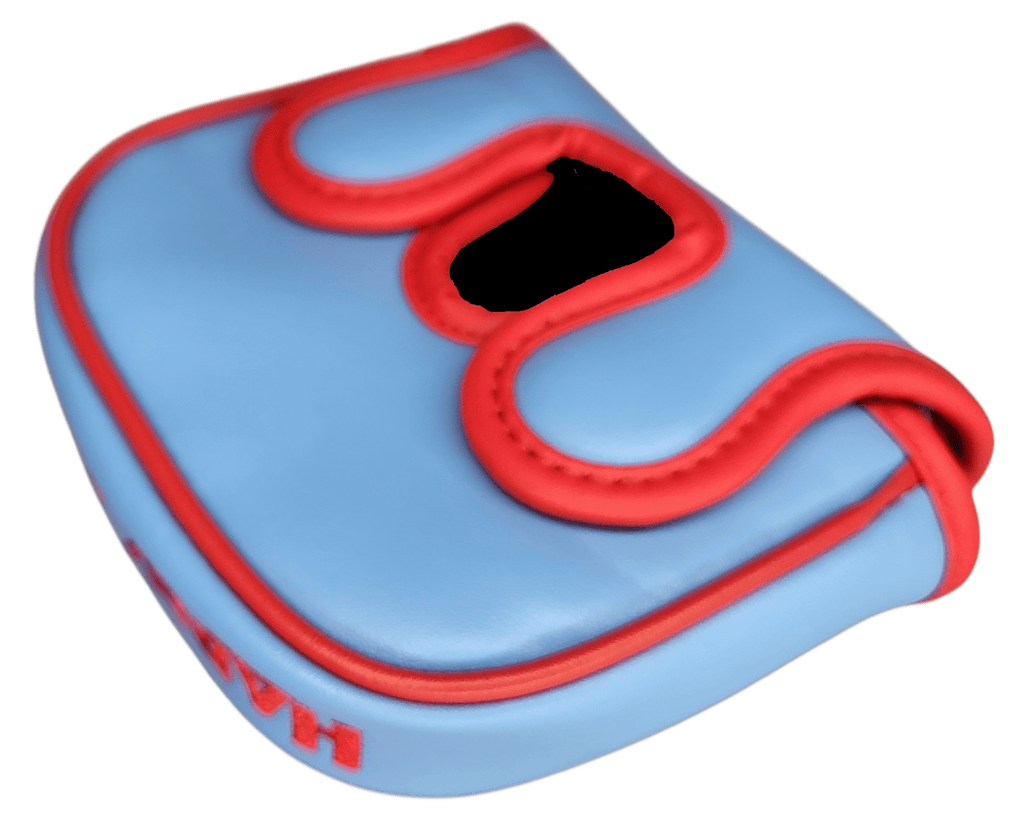 L.A.B. MEZZ OZ Embroidered Center-Shafted Putter Cover by ReadyGOLF - Happy Place