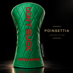 DON'T SUCK™ Reserve — Poinsettia Driver Headcover (Emerald Green, 460cc)