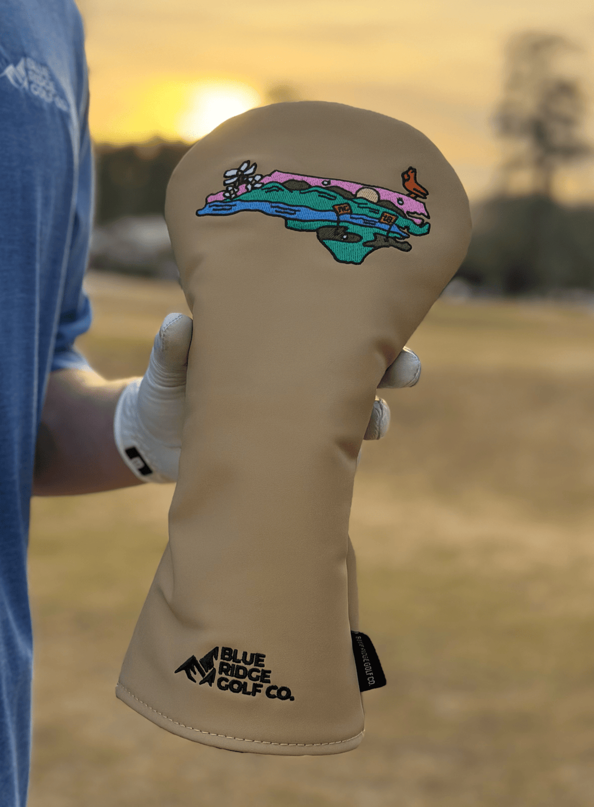Blue Ridge Golf Co. Rossi Golf x Blue Ridge Carolina Canvas Driver Headcover
