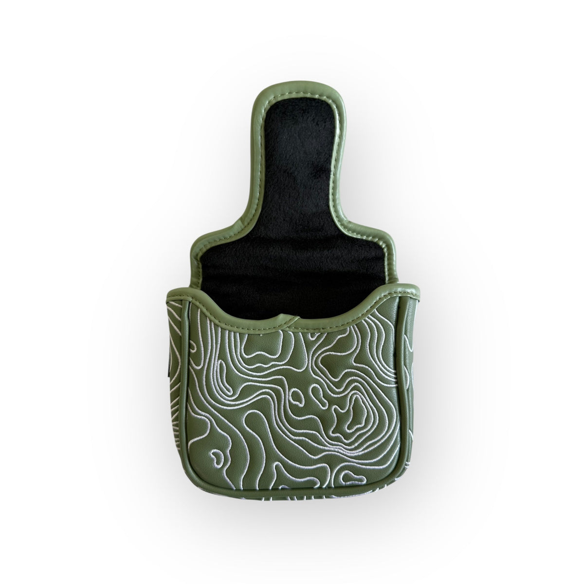 Blue Ridge Golf Co. Topographic Edition – Fairway Green / Pure White Golf Headcovers