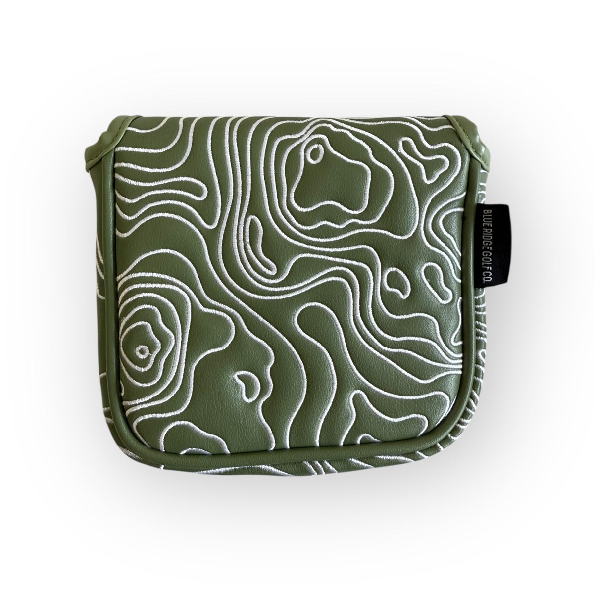 Blue Ridge Golf Co. Topographic Edition – Fairway Green / Pure White Golf Headcovers