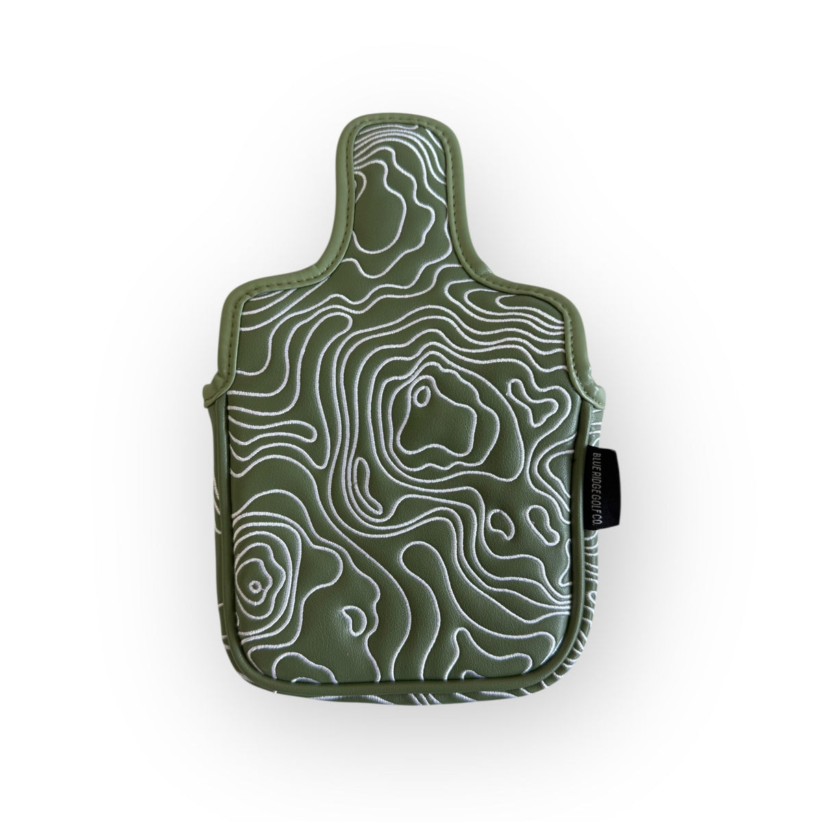 Blue Ridge Golf Co. Topographic Edition – Fairway Green / Pure White Golf Headcovers