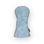 Blue Ridge Golf Co. Topographic Edition – Carolina Blue / Pure White Golf Headcovers
