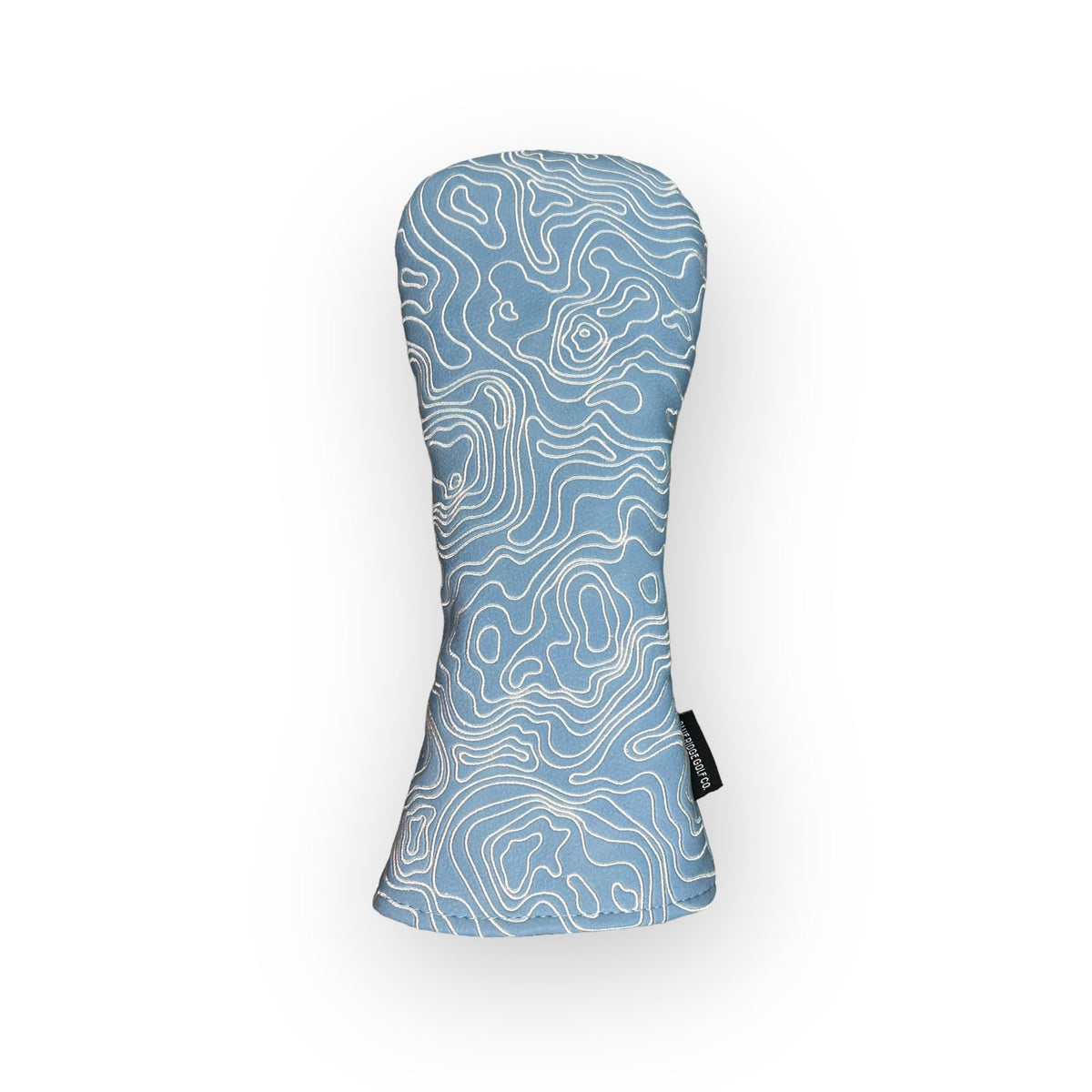 Blue Ridge Golf Co. Topographic Edition – Carolina Blue / Pure White Golf Headcovers