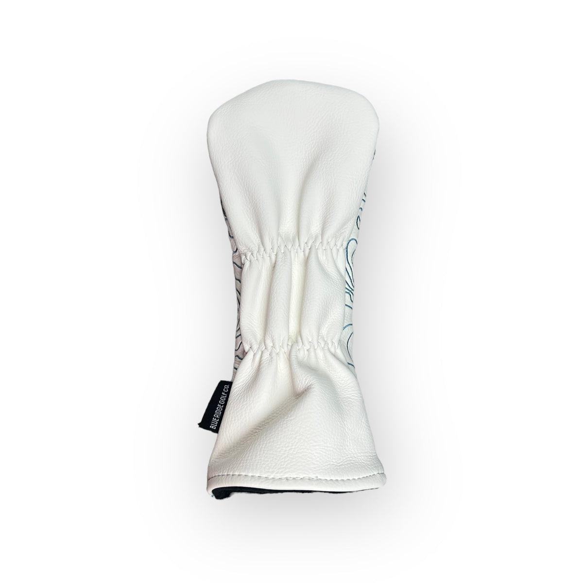 Blue Ridge Golf Co. Topographic Edition – Pure White / Carolina Blue Golf Headcovers