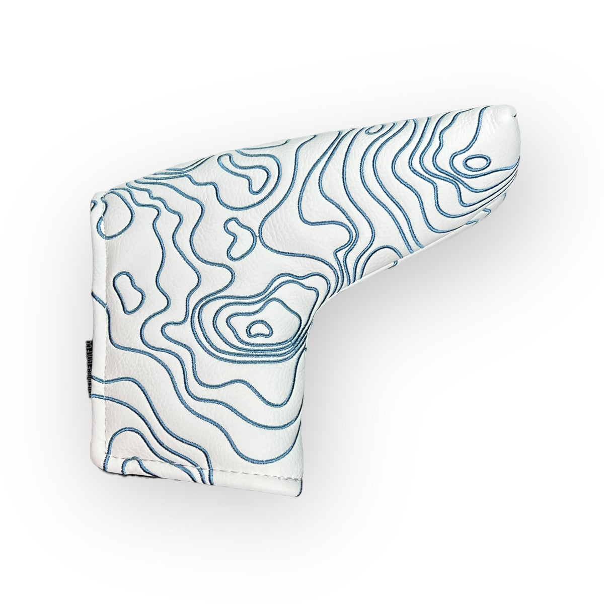 Blue Ridge Golf Co. Topographic Edition – Pure White / Carolina Blue Golf Headcovers