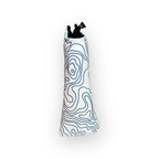 Blue Ridge Golf Co. Topographic Edition – Pure White / Carolina Blue Golf Headcovers