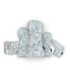Blue Ridge Golf Co. Topographic Edition – Pure White / Carolina Blue Golf Headcovers