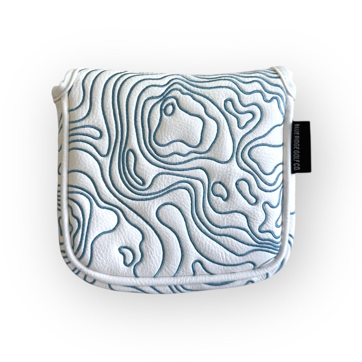 Blue Ridge Golf Co. Topographic Edition – Pure White / Carolina Blue Golf Headcovers