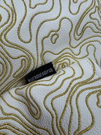 Blue Ridge Golf Co. Topographic Edition – Pure White / Sunrise Gold Golf Headcovers