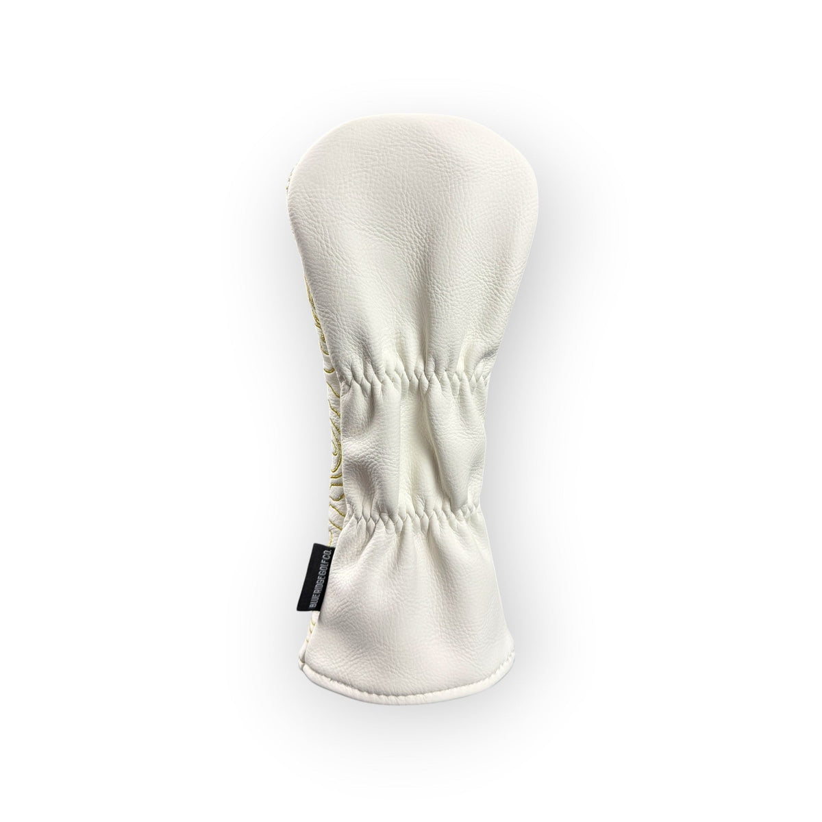 Blue Ridge Golf Co. Topographic Edition – Pure White / Sunrise Gold Golf Headcovers