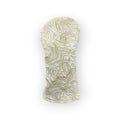 Blue Ridge Golf Co. Topographic Edition – Pure White / Sunrise Gold Golf Headcovers