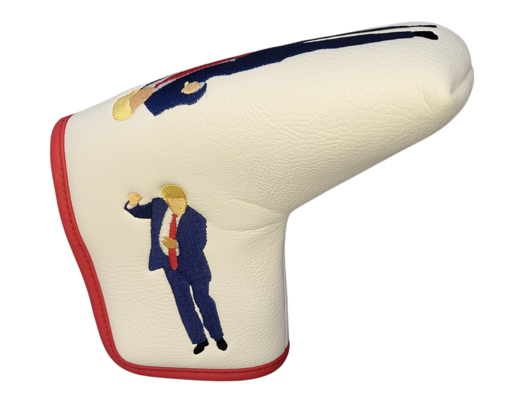 Trump Birdie Dance Embroidered Blade Putter Cover by ReadyGOLF