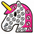 Unicorn Ball Marker & Hat Clip with Crystals by ReadyGOLF