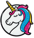 Unicorn Glitter Ball Marker & Hat Clip by ReadyGOLF