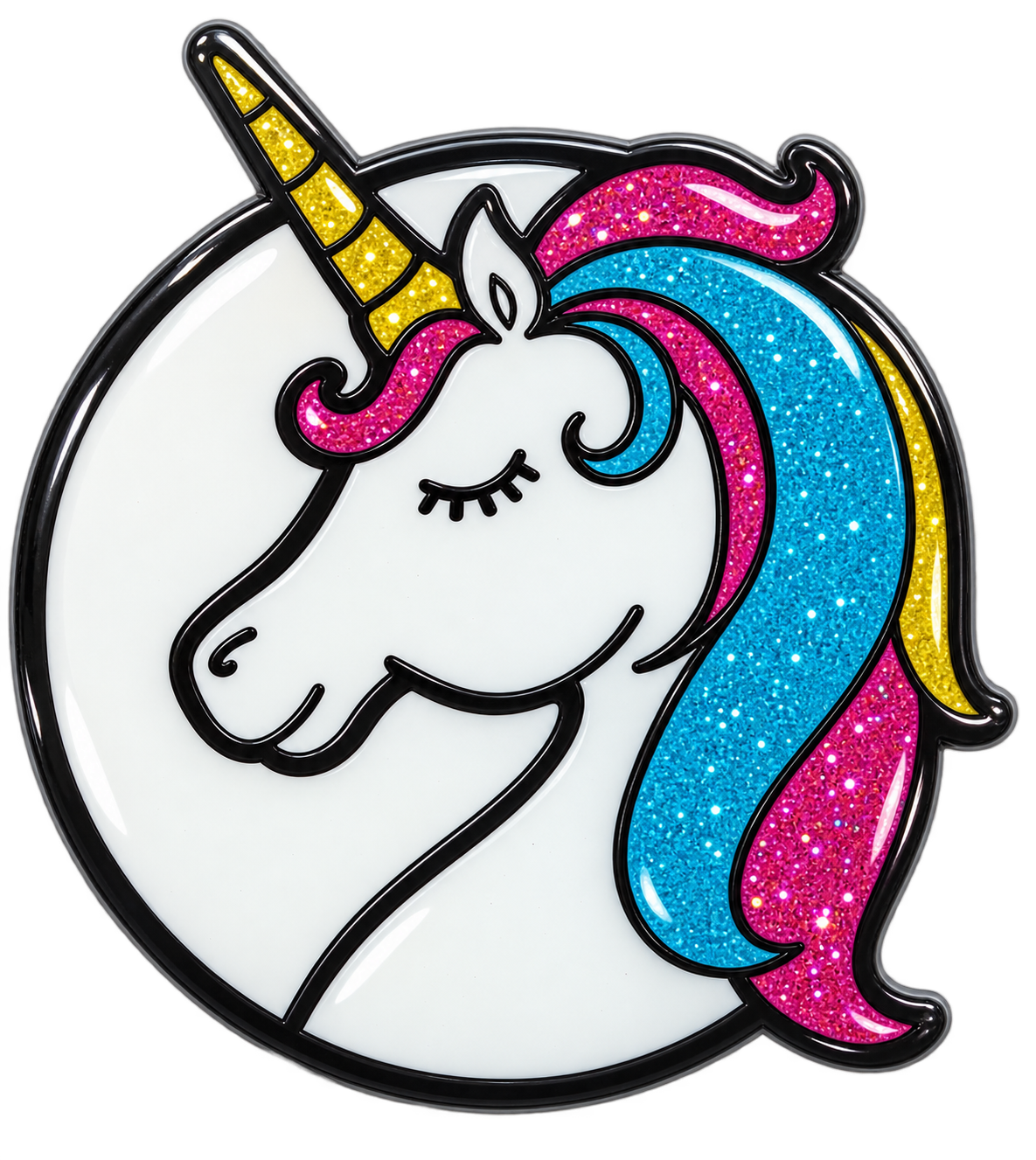 Unicorn Glitter Ball Marker & Hat Clip by ReadyGOLF